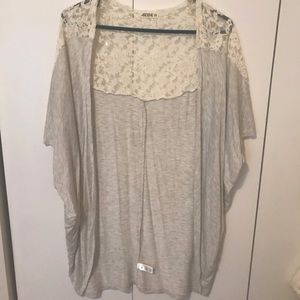 Ardène Short sleeve lace Cardigan